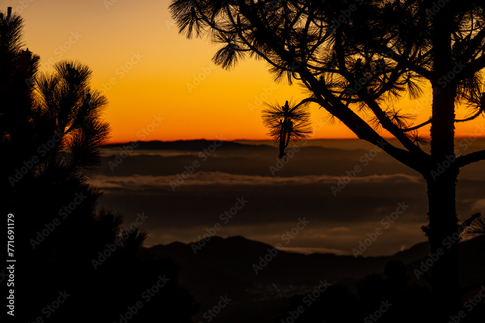 Sunrise views from Volcan de Acatenango. Sunrise views from Volcan de Acatenango.