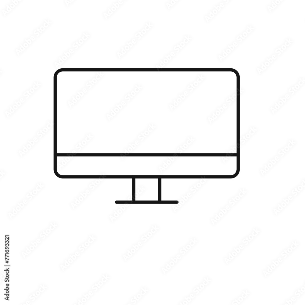 To work in an office line icon pack To work in an office line icon pack