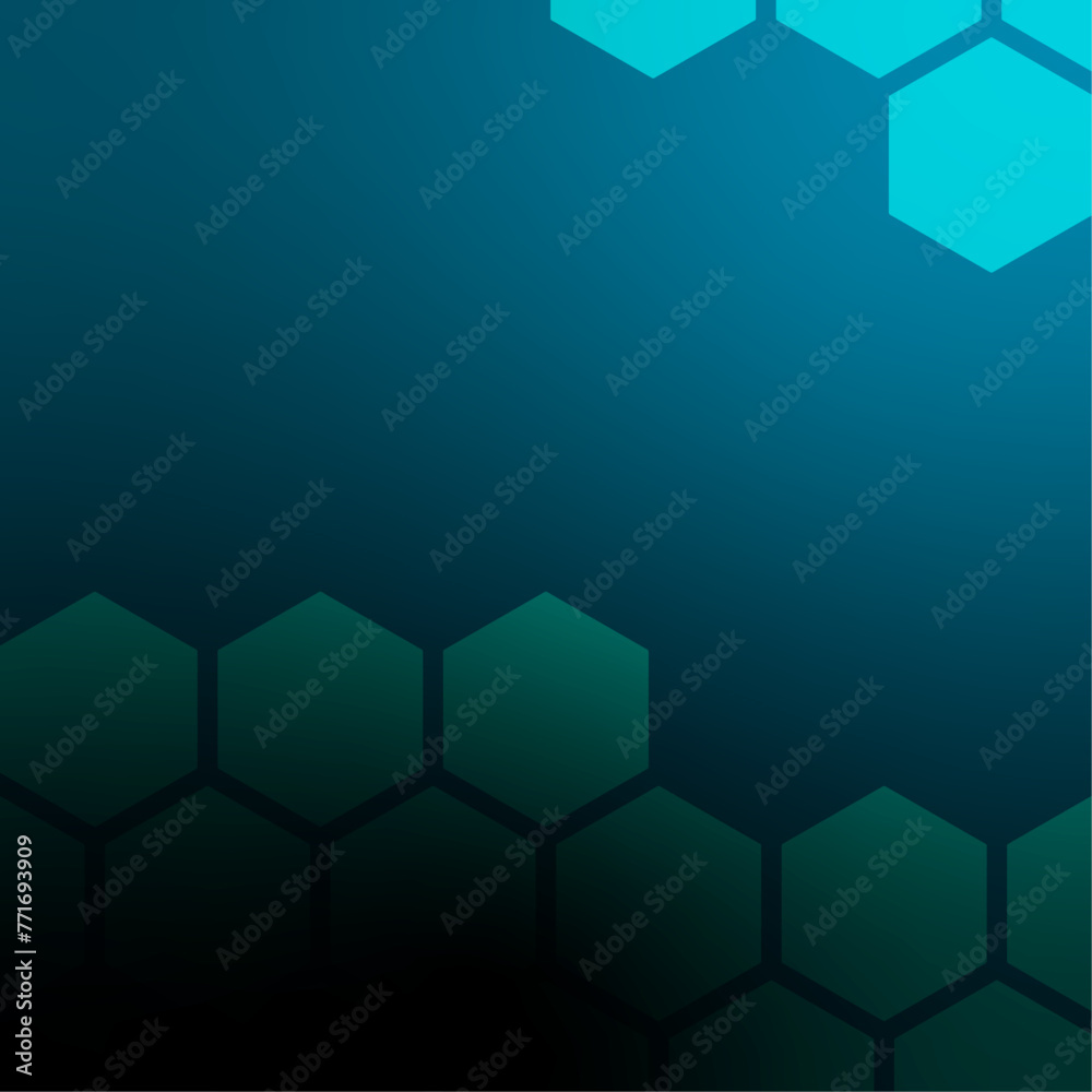 Fondo, gradiente moderno y minimalista, con hexágonos