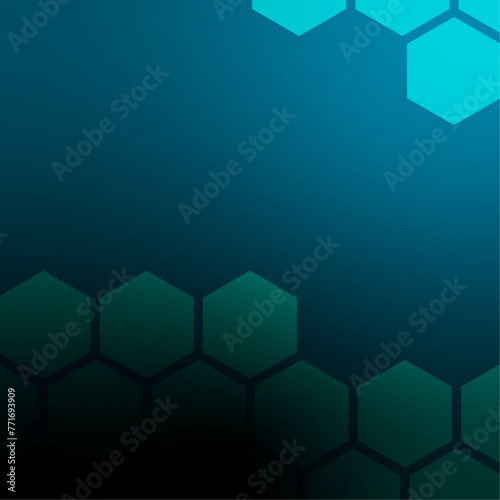 Fondo, gradiente moderno y minimalista, con hexágonos
