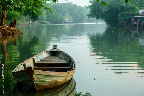 boat in river