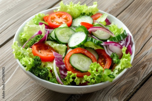 bowl filled with salad 