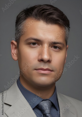 COOPERATE HEAD SHOT of a Businessman