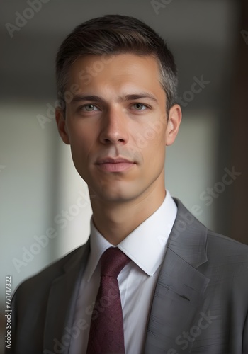 COOPERATE HEAD SHOT of a Businessman