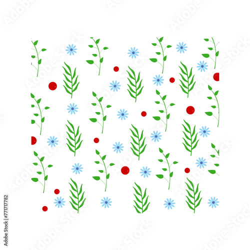 Wallpaper Mural Floral Seamless Pattern Torontodigital.ca