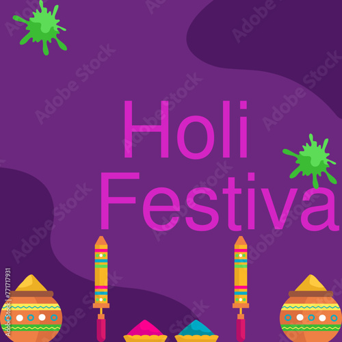 Happy Holi Day poster