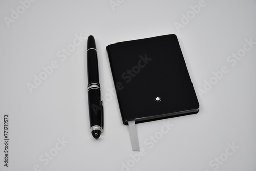Luxury Smartphone and luxury notebook with pen