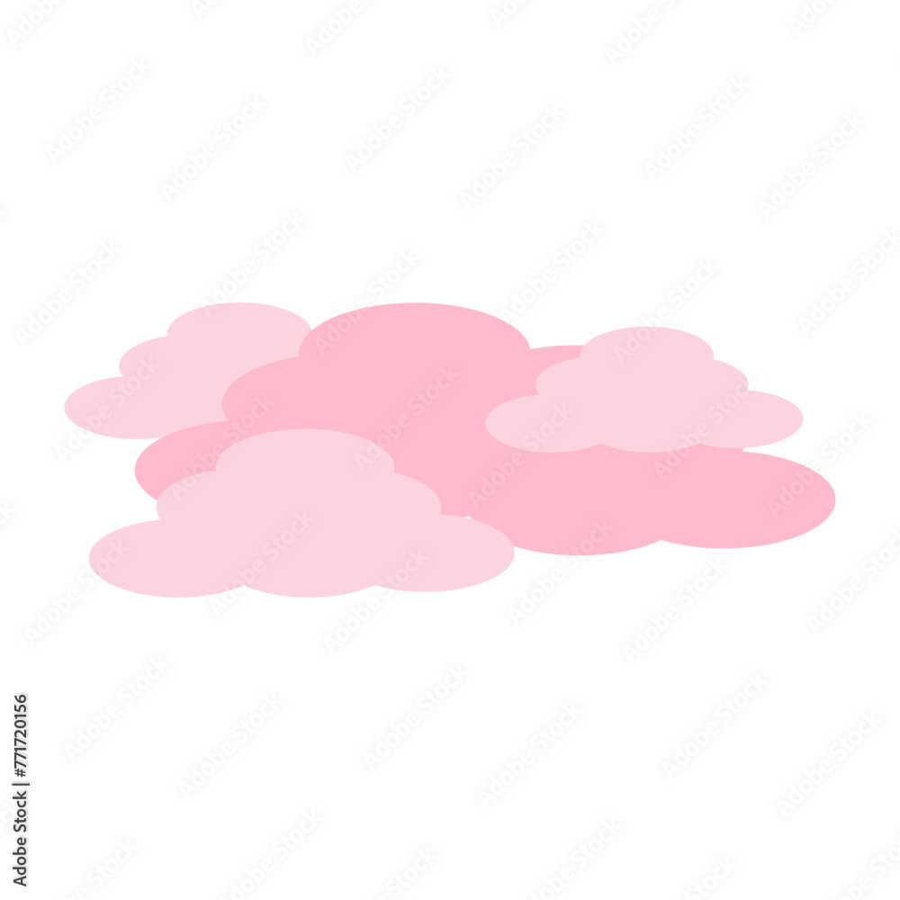 Simple Cloud Illustration