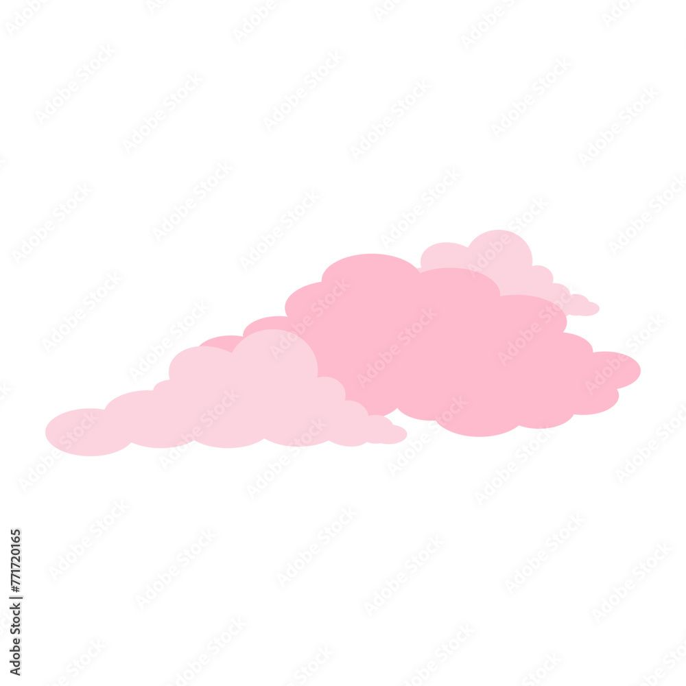 Simple Cloud Illustration Simple Cloud Illustration