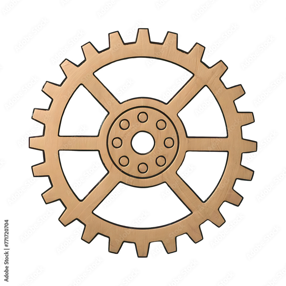 Round metal gear metal gear machine cut out png isolated on transparent background Round metal gear metal gear machine cut out png isolated on transparent background