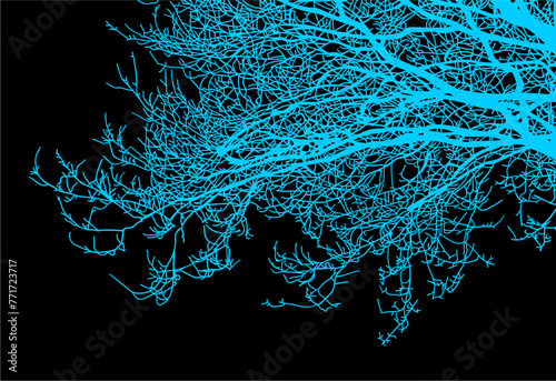 arboles, vector, silueta, paisaje, arbol, florecer, ramas, hojas, bosque, ilustracion, arte, naturaleza, descanso, follaje, textura