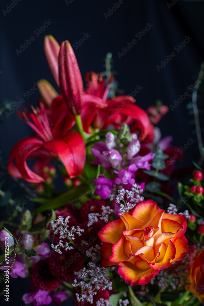Close up of bouquet of flowers Close up of bouquet of flowers