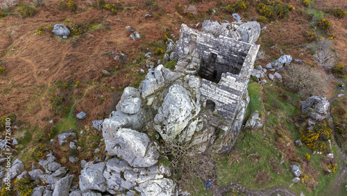 Roche rock aerial shot