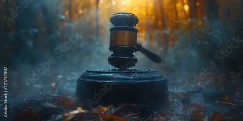 Legal Protection for Companies: Symbolized by a Digital Gavel. Concept Business Law, Legal Safeguards, Compliance Measures, Corporate Contracts, Litigation Prevention
