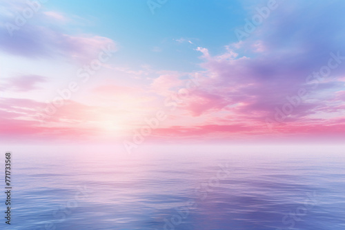 Let the tranquil beauty of the dynamic sunrise gradient soothe your soul. © shani