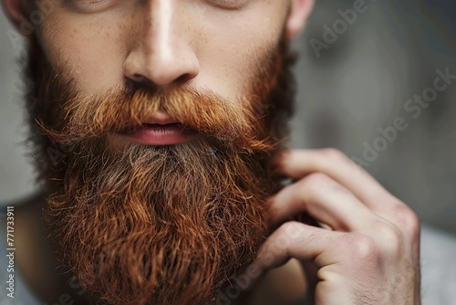 Close Up of Man With Beard