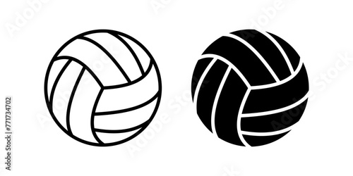 Volleyball icon. Volley sign. for mobile concept and web design. vector illustration