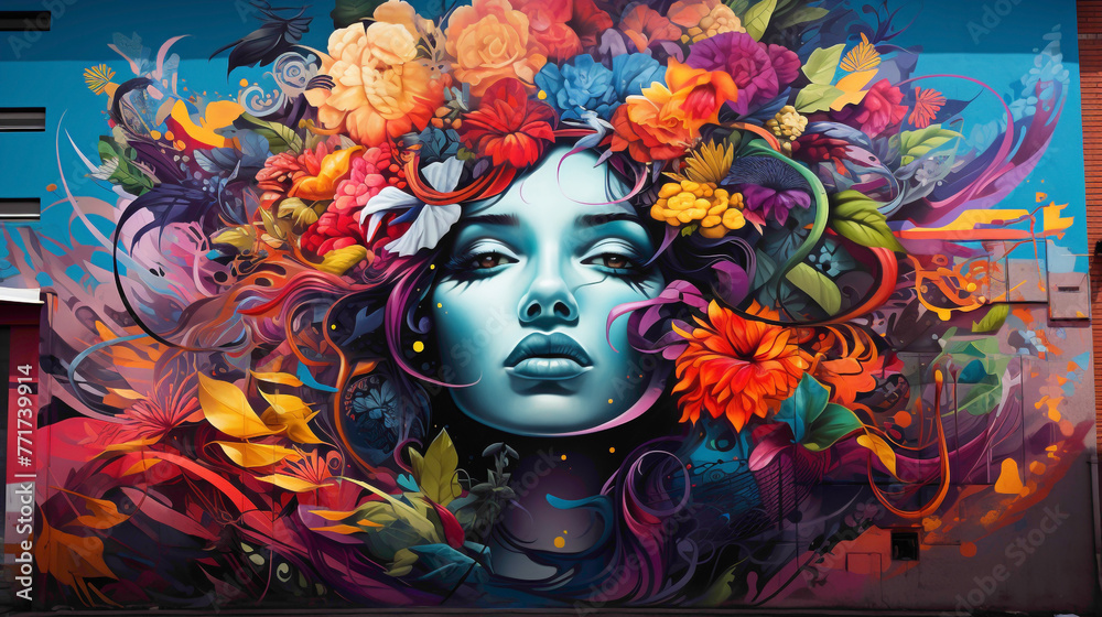 Discover the transformative power of art with a vibrant street art mural that invites you to see the world anew.