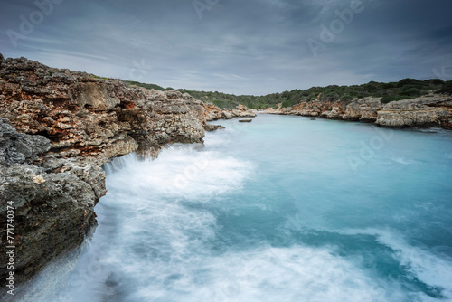 natural cove, Cala Petita, Porto Cristo, Manacor, Mallorca, Balearic Islands, Spain