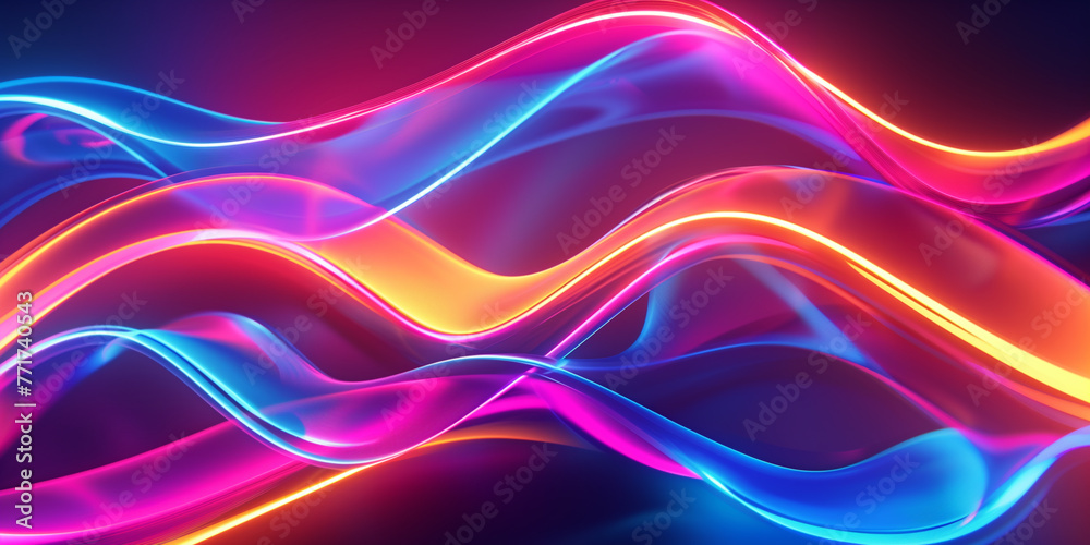 Abstract technology art Futuristic background energy wave shape lines ...