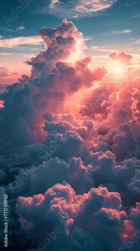 Cloudy Sky at Sunset