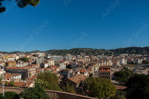 View of the old town in Cannes