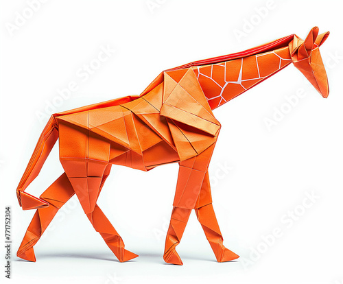 paper giraffe origami