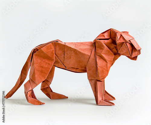 origami paper lion