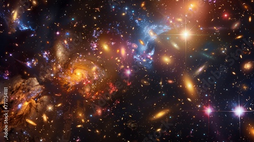 Massive Cluster of Stars Illuminating the Night Sky