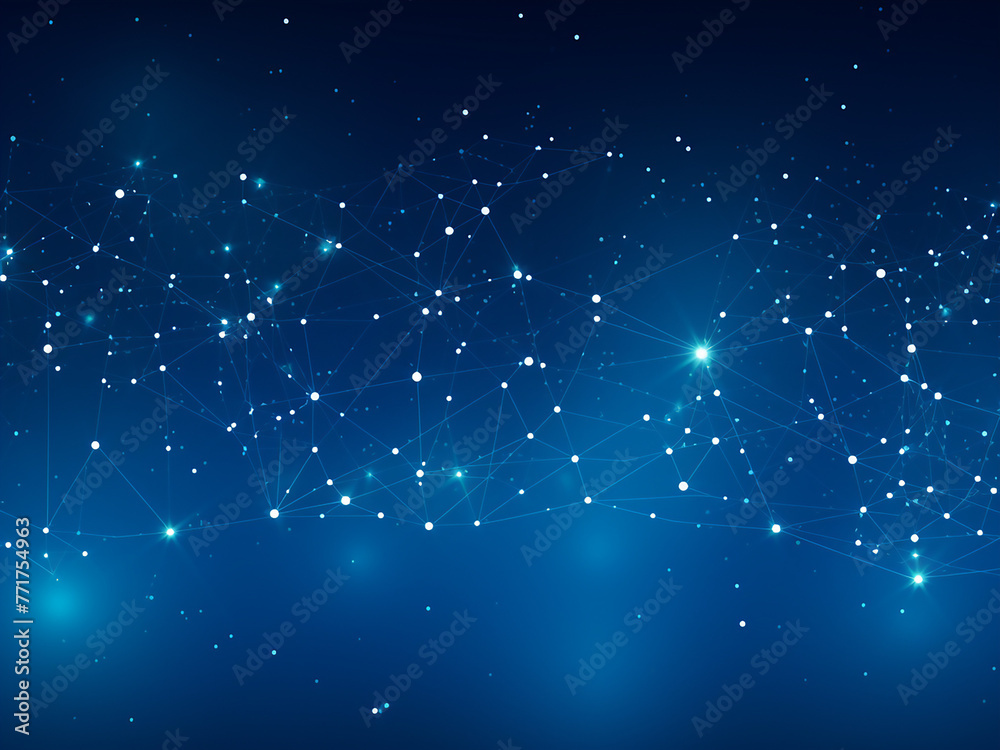 Star cluster blue illuminating the cosmic canvas. AI Generation. Star cluster blue illuminating the cosmic canvas. AI Generation.