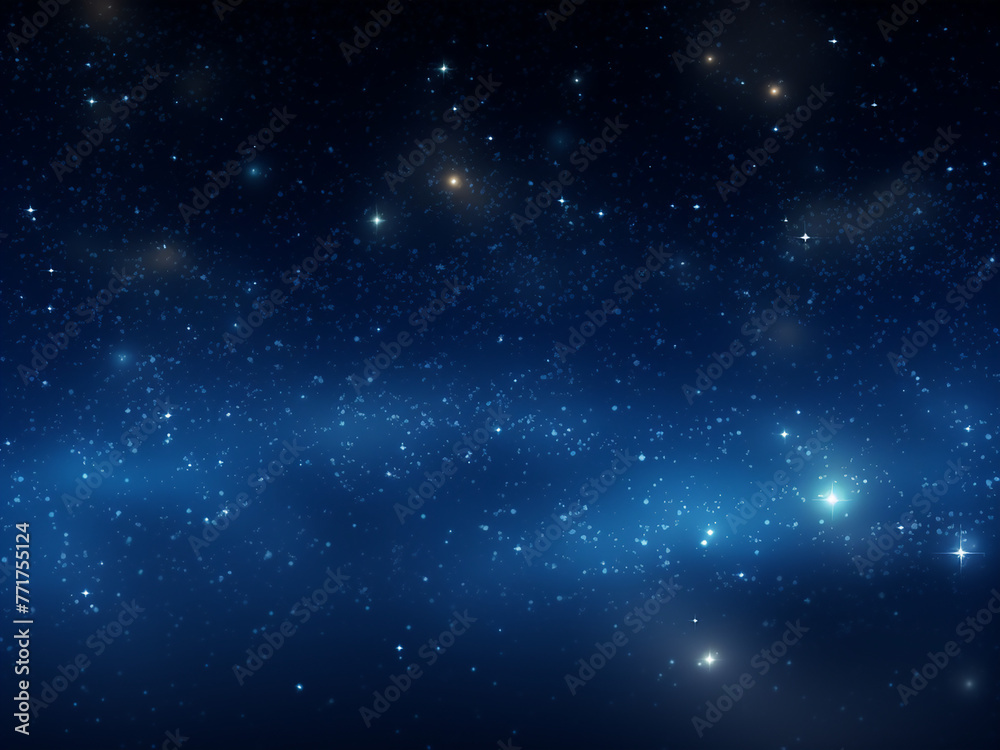 A celestial tapestry of the Starry heavens in the cosmos. AI Generation.