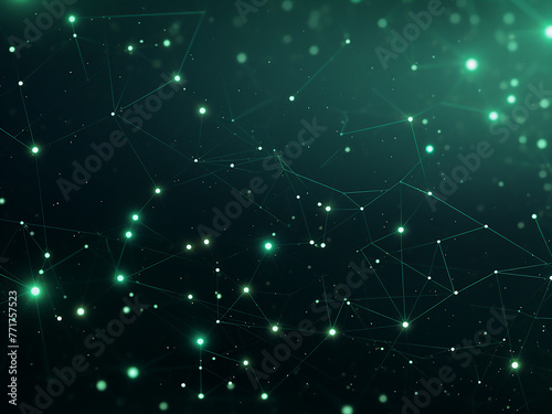 Constellation Green's cosmic charm revealed. AI Generation.