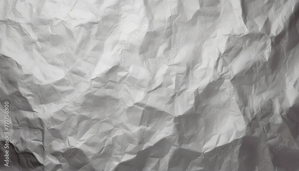 Tapeta, tło z fakturą pogniecionego papieru. Generative AI - obrazy, fototapety, plakaty 