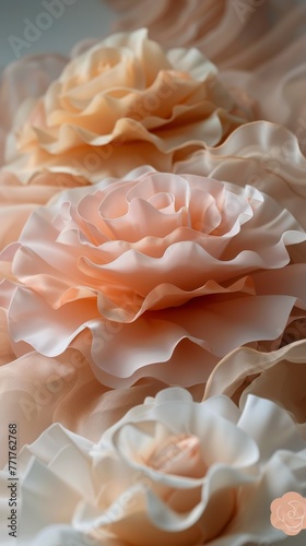 Cluster of Flowers on Branch