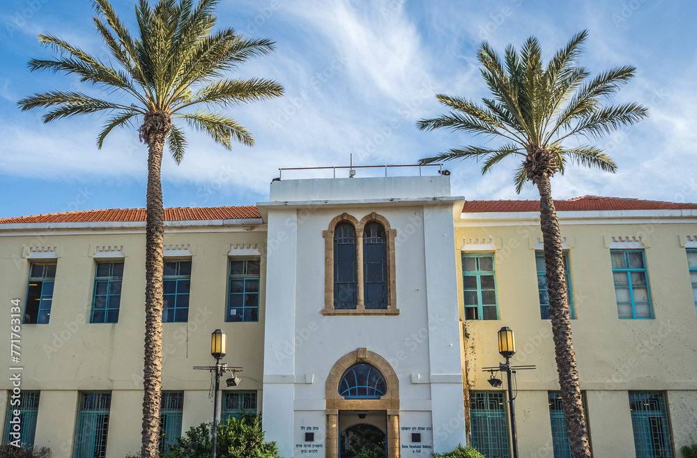Fototapeta premium Suzanne Dellal Center for Dance and Theater in Neve Tzedek neighborhood in Tel Aviv city, Israel