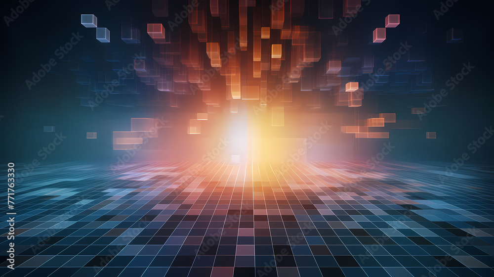 Obraz premium Abstract grid background