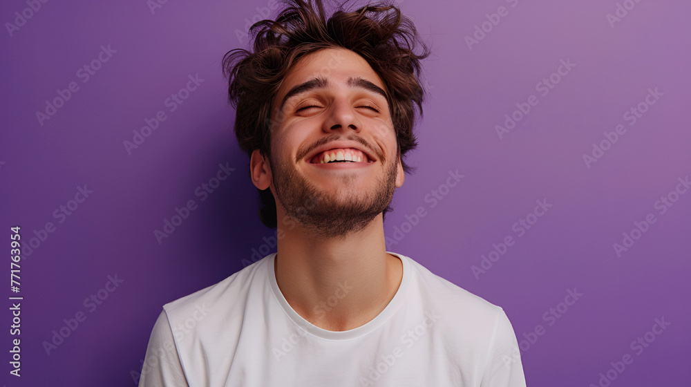 Portrait of happy young man smiling
Portrait of happy young man smiling