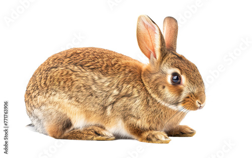 Rabbit on transparent or white background