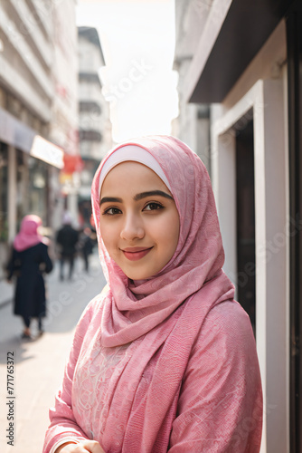 young women in hijab, teacher in hijab in class room, female doctor wearing hijab in hospital, hijab , fashion, beautiful, muslim girl, muslim. ai generated