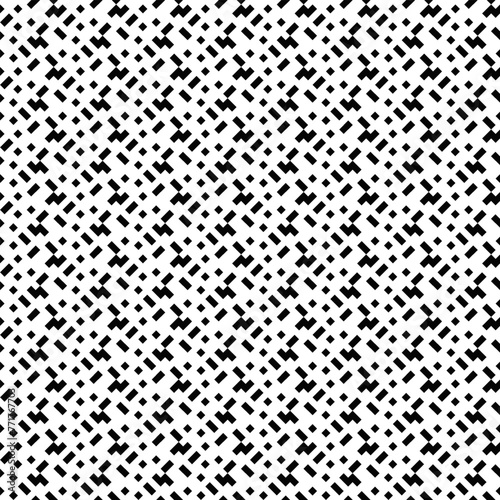 Random diagonal pattern background - monochrome repetitive repeating abstract vector graphic design