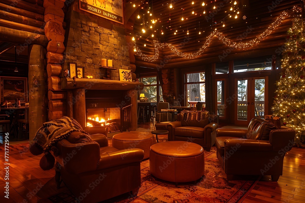 Lights in a lodge
