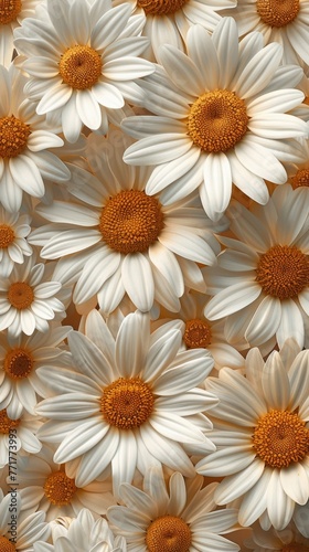 Flowers Scattered in Grass