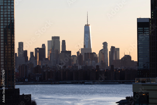 Downtown Manhattan skyline and East River views