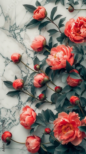 Colorful Flowers on Table