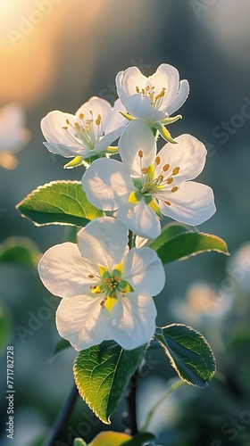 Close Up of Pink Flowers Blooming on a Tree