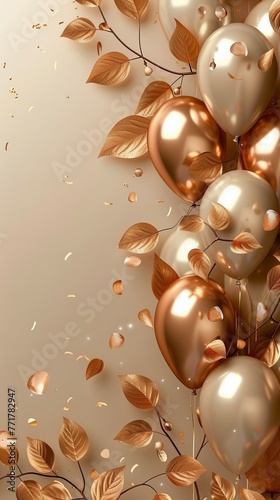 Floating Balloons in the Air