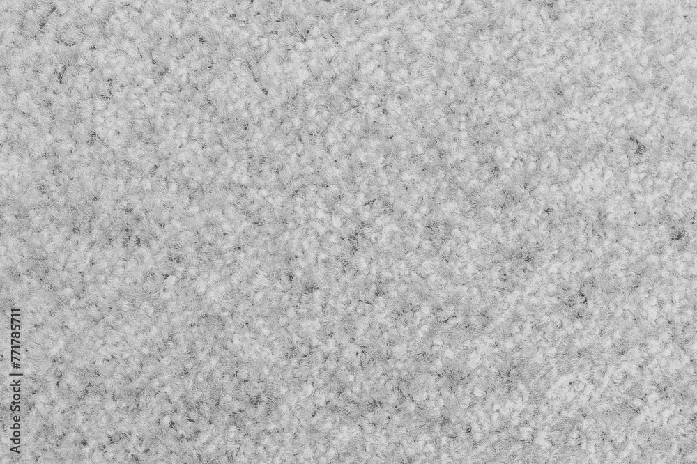 Obraz premium Light grey white soft carpet floor surface abstract background texture