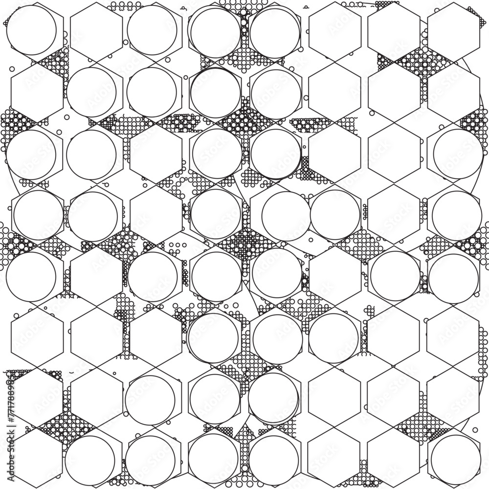 Naklejka premium bwpastel pattern honeycomb96
