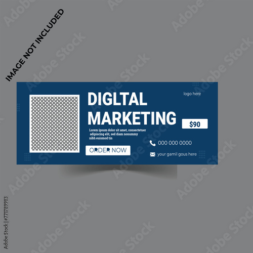 webinar facebook cover banner template social media post