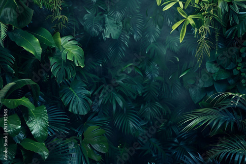 dise    o de fondo de pantalla minimalista con concepto de la selva